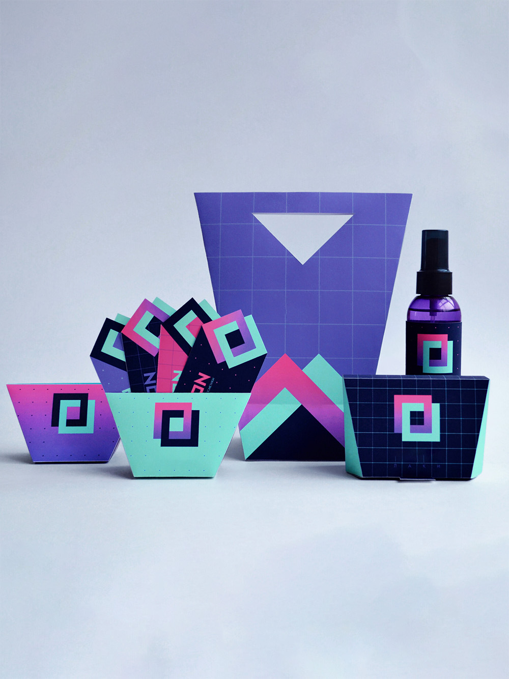 Bright Fluorescent Packaging Boxes