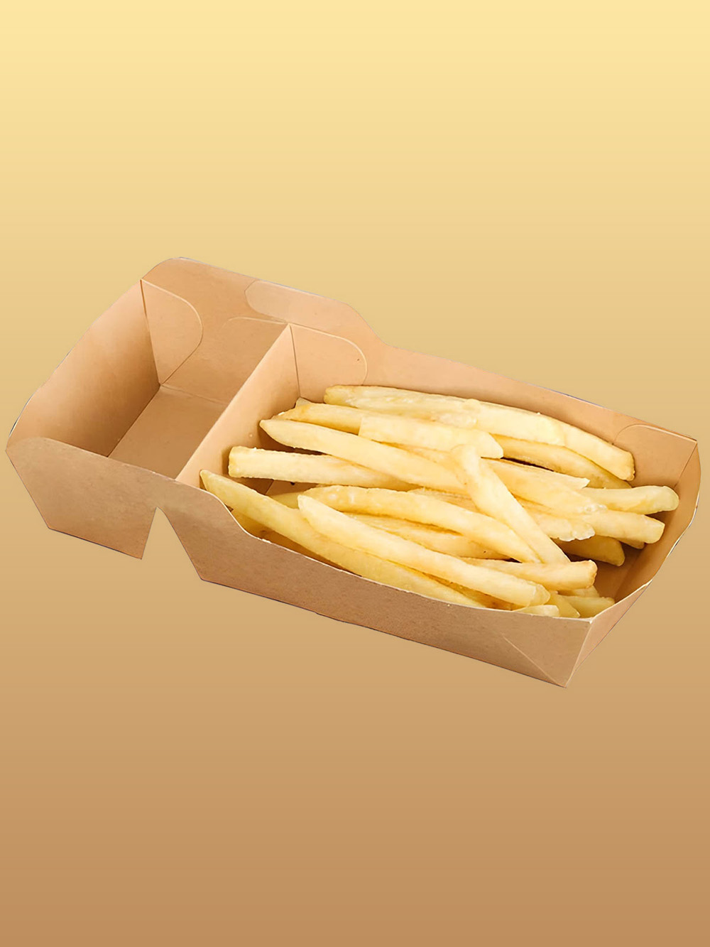 French fry packaging