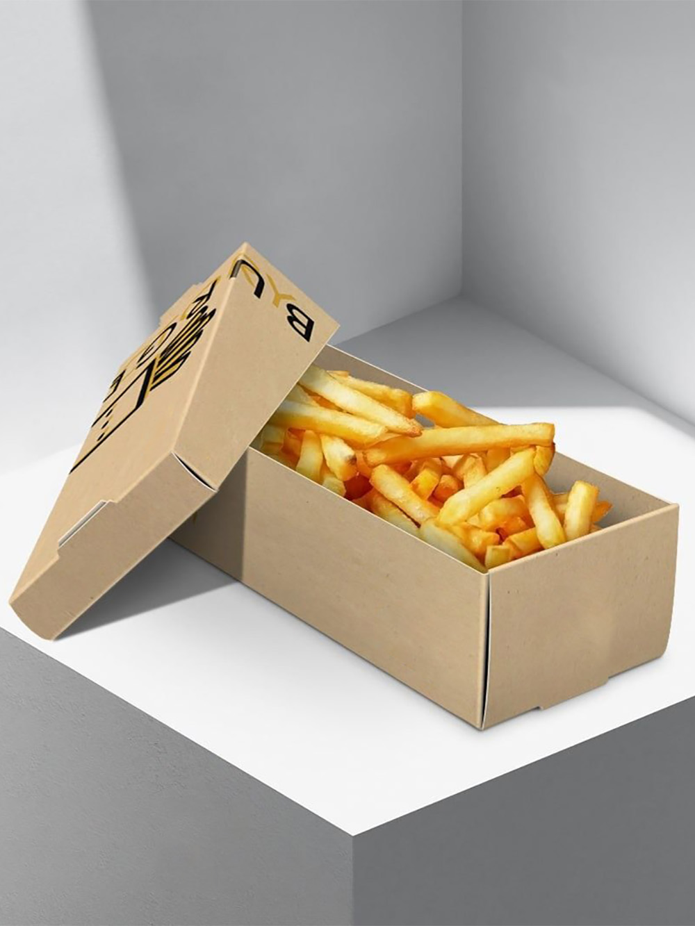 French fry packaging