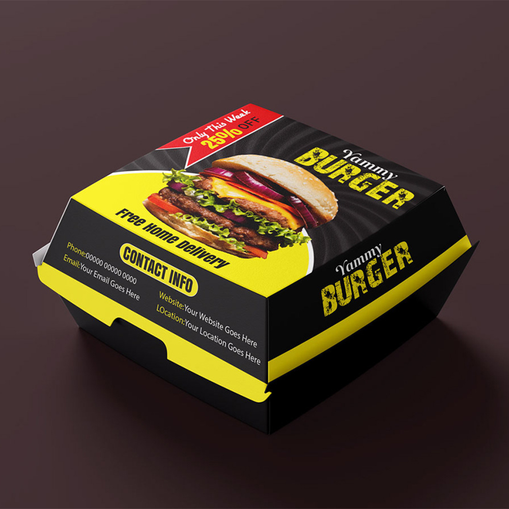 Custom Burger Boxes Packaging