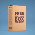 Brown kraft tuck boxes with secure tuck closure