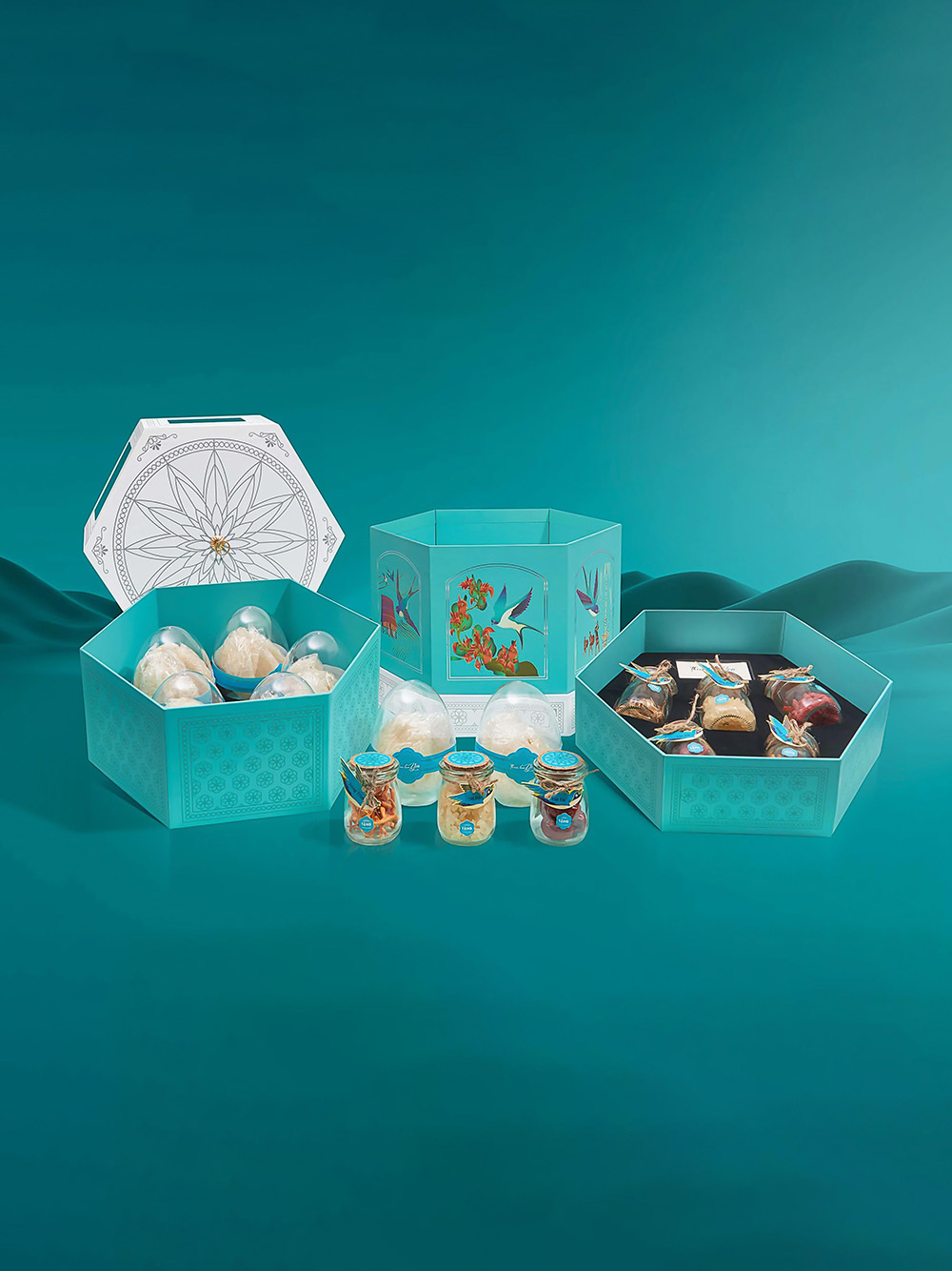 Rigid Hexagon Boxes