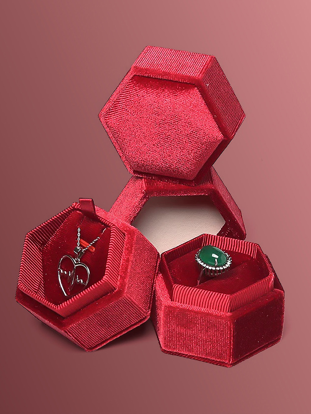 Rigid Hexagon Boxes