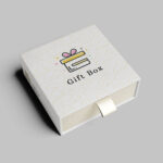 Stylish white rigid box suitable for gift packaging and product storage