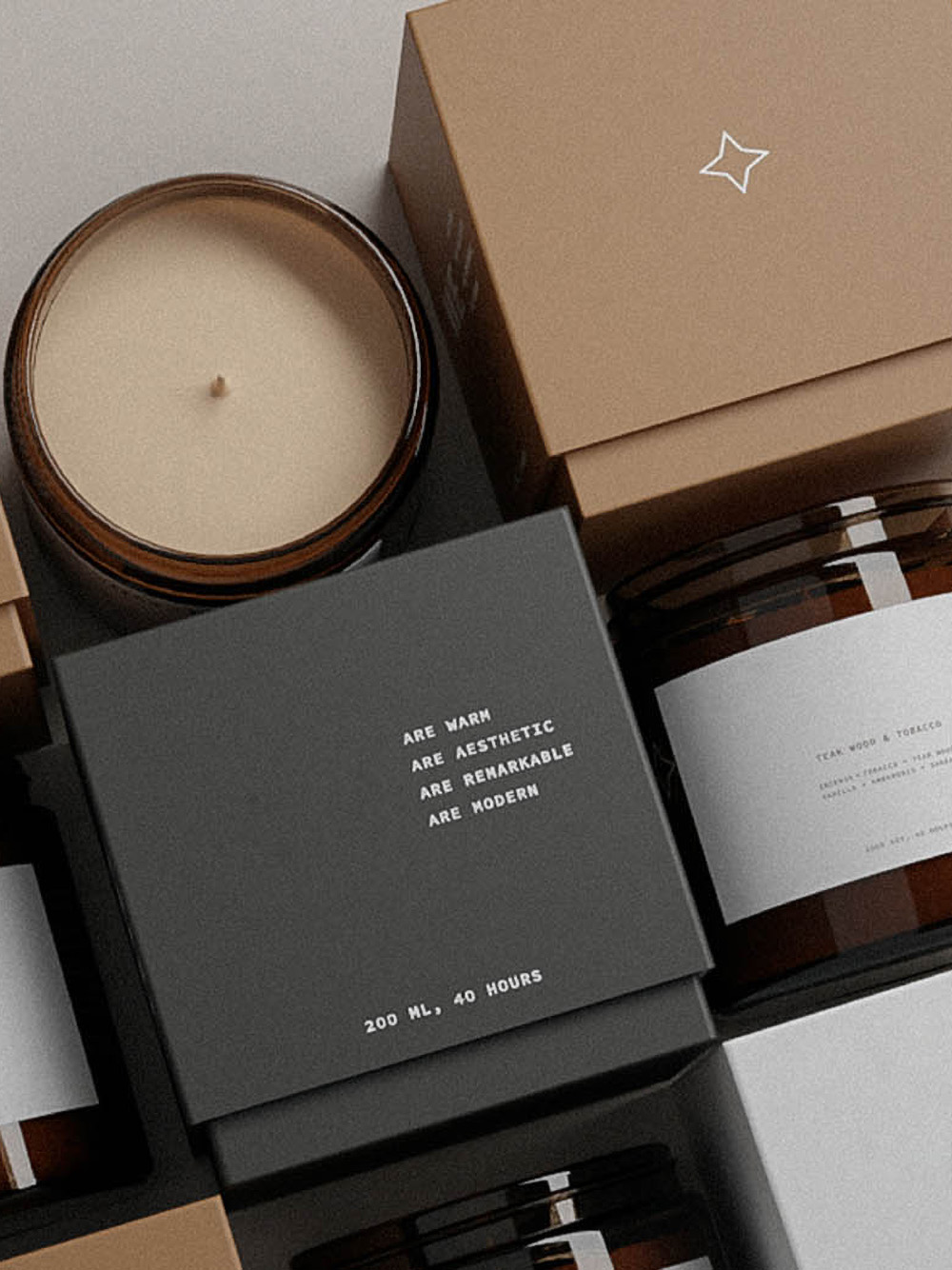 Rigid Candle Boxes