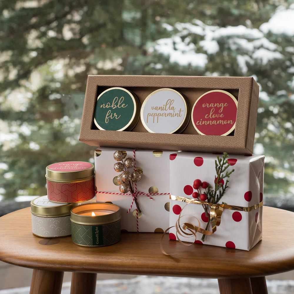 Branding Still Works Around Candle Boxes with window