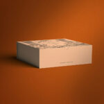 Luxury candle rigid gift boxes with custom inserts and soft touch lamination for premium collections
