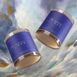 Personalised candle label design and printing for scented candle collections and retail branding