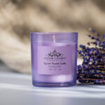 Eco friendly custom candle label stickers for soy wax candles and handmade candle brands