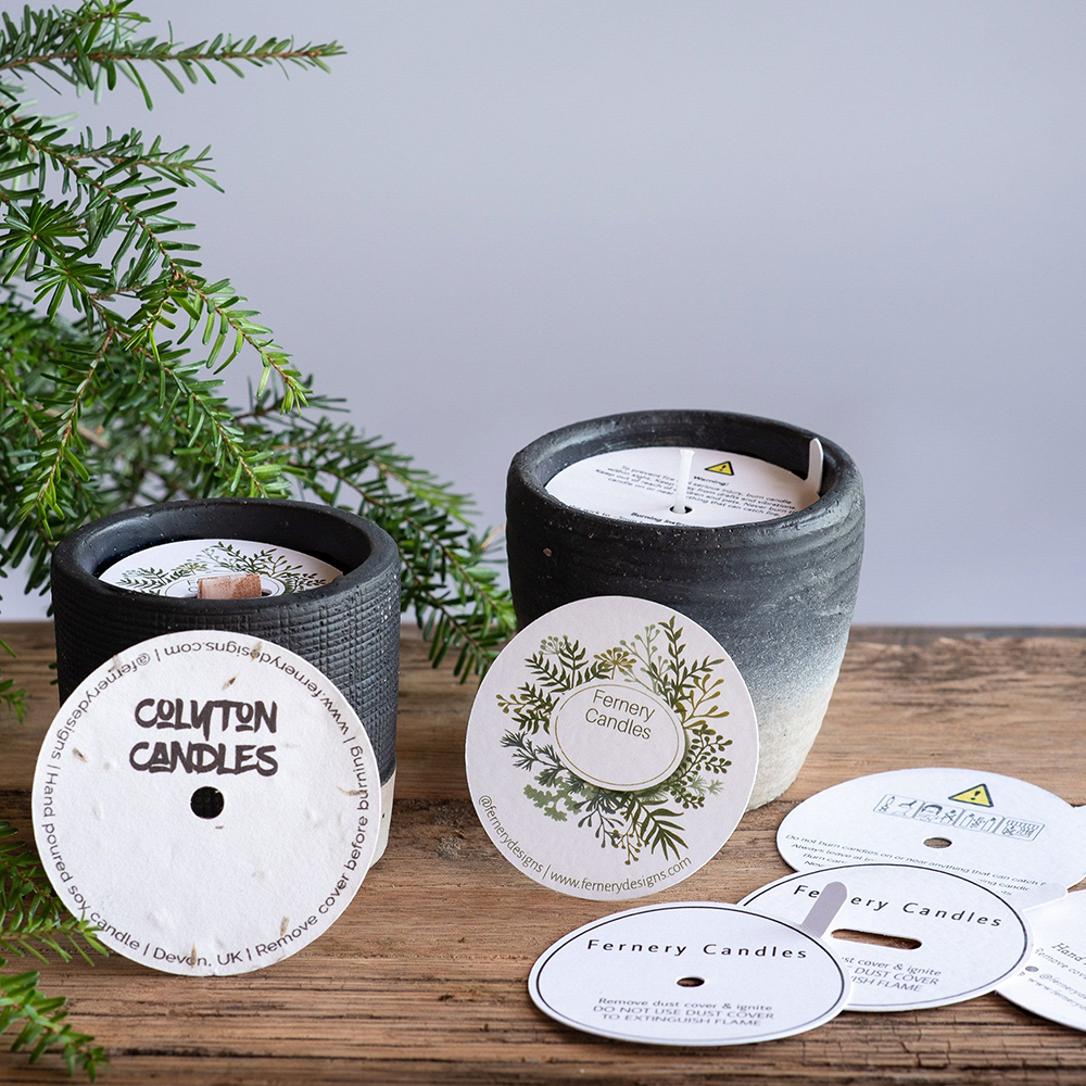 Candle Dust Covers USA Are Cut to the Jar, Not a Standard Size