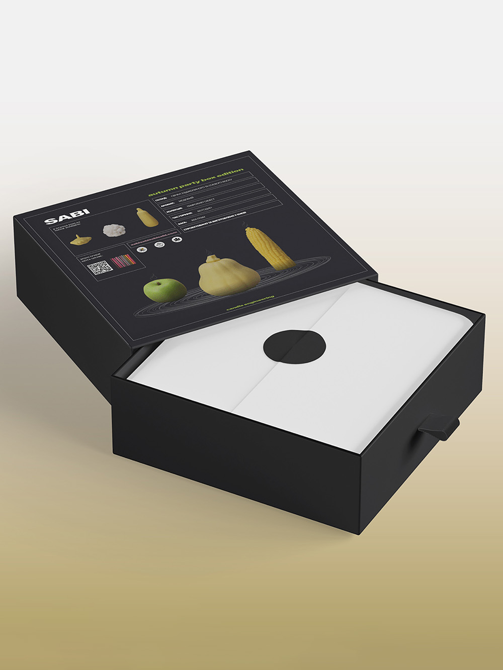 two piece candle box