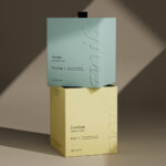 eco-friendly CBD candle boxes with custom logo print and secure tuck end closure