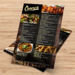 printed menus