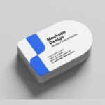 Printed die cut postcard for direct mail marketing