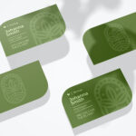 Printed die cut postcard for direct mail marketing