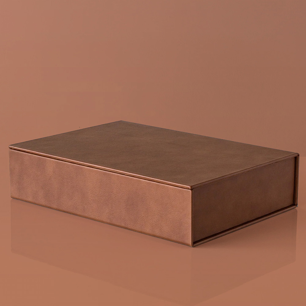 Custom Branding for Rigid Leather Boxes