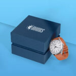 Luxury leather rigid box for premium product packaging