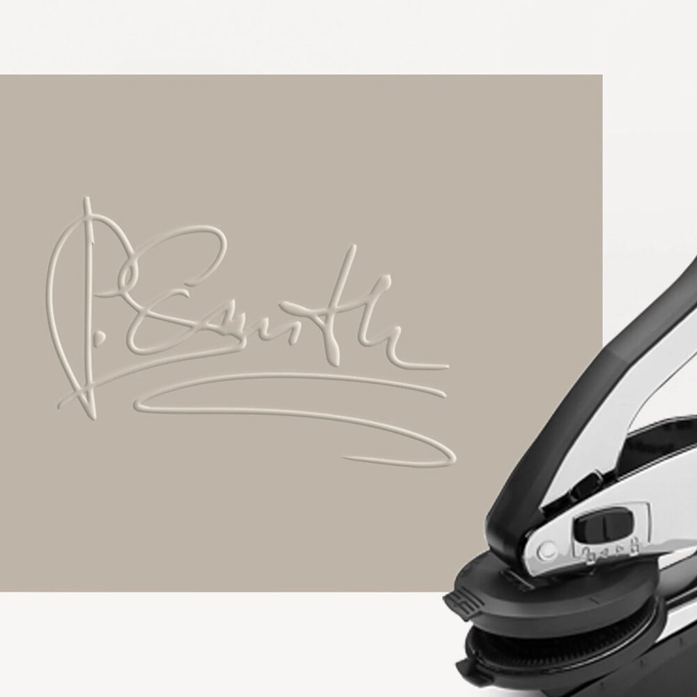 Premium Stamp Embossing with luxury finishes