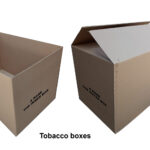 large Tobacco corrugated boxes with tri-wall