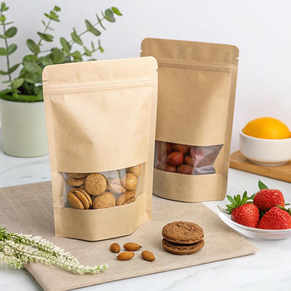 stand up pouch with zipper