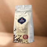 Coffee bags with valve and zipper