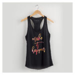 Custom printed tank top