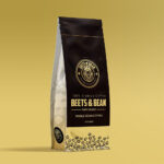 Gold Foil Gusset Coffee Bags with Valve