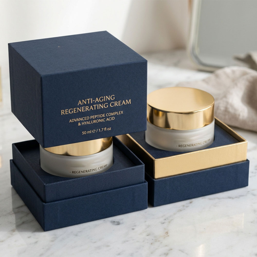 Custom Anti-Aging Cream Boxes for Premium Protection and Luxury Branding
