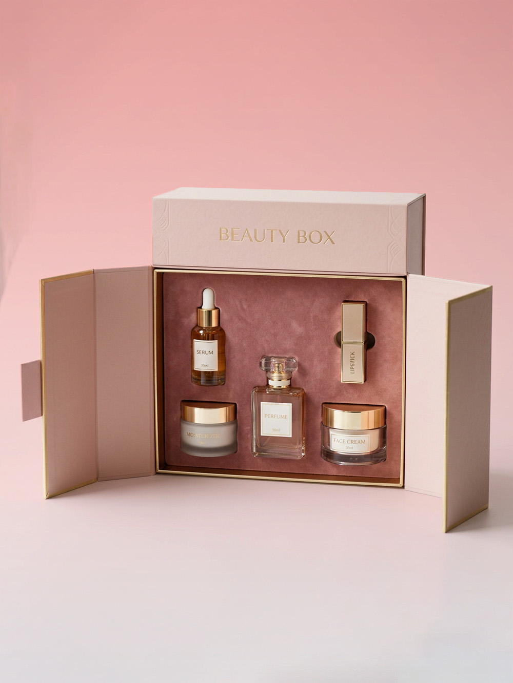 Premium printed beauty packaging boxes