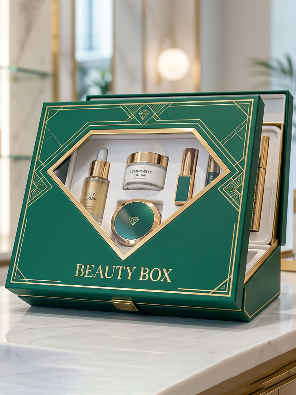 Premium printed beauty packaging boxes