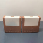 Luxury bronzer packaging box mockup