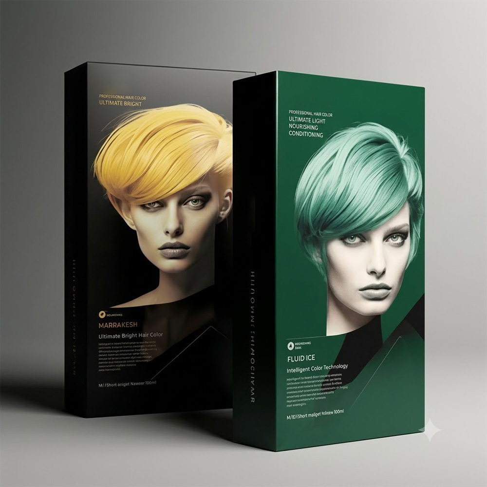 Hair Color Box USA Packaging That Reflects Your Brand's Color Story