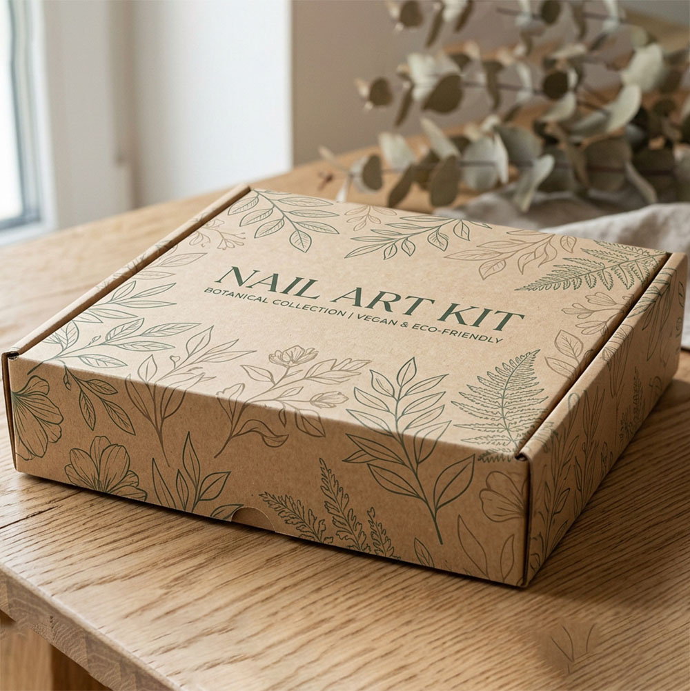 Stylish Nail Art Kit Boxes for Modern Cosmetic Brands