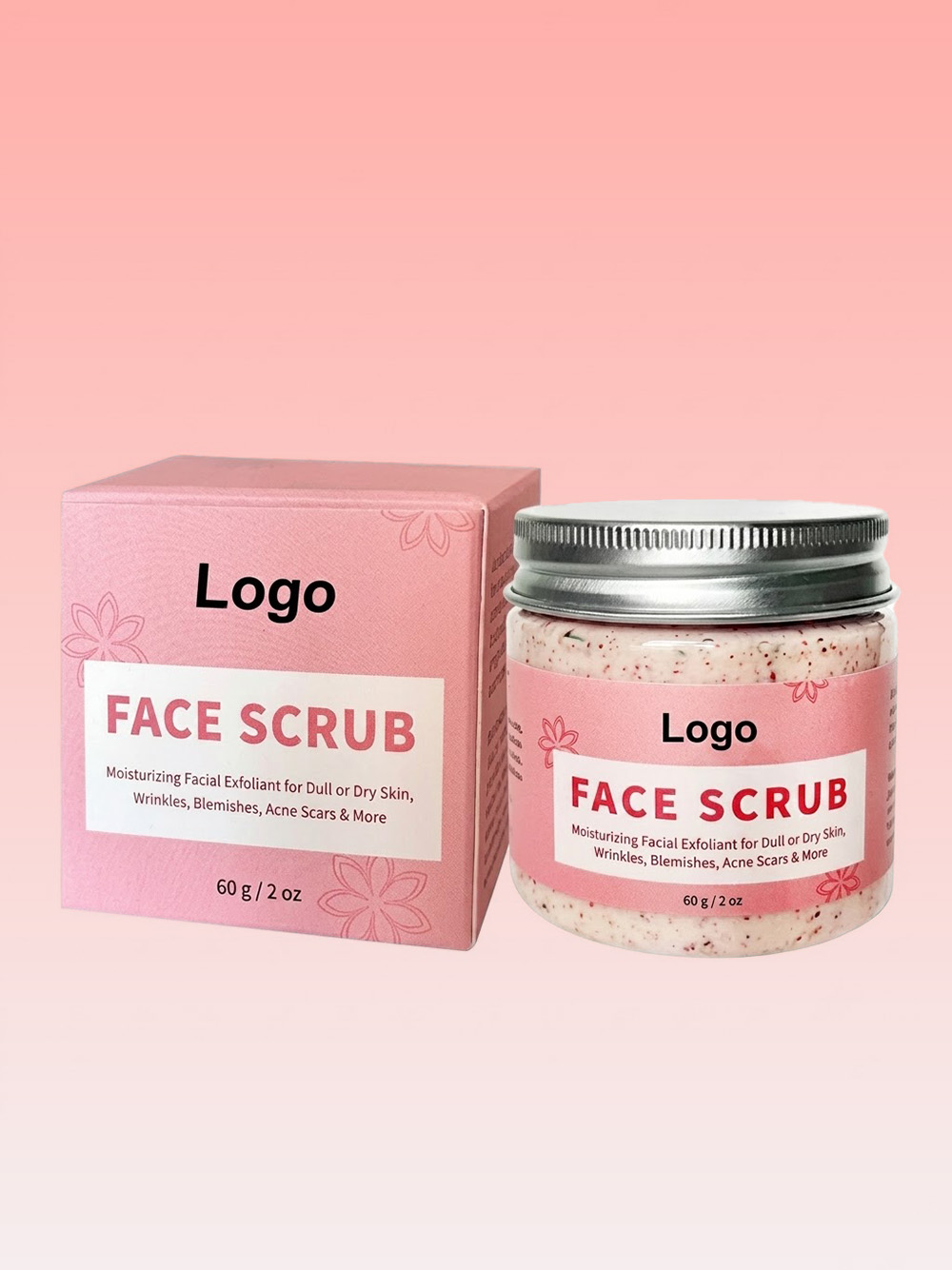 Premium custom scrub packaging boxes