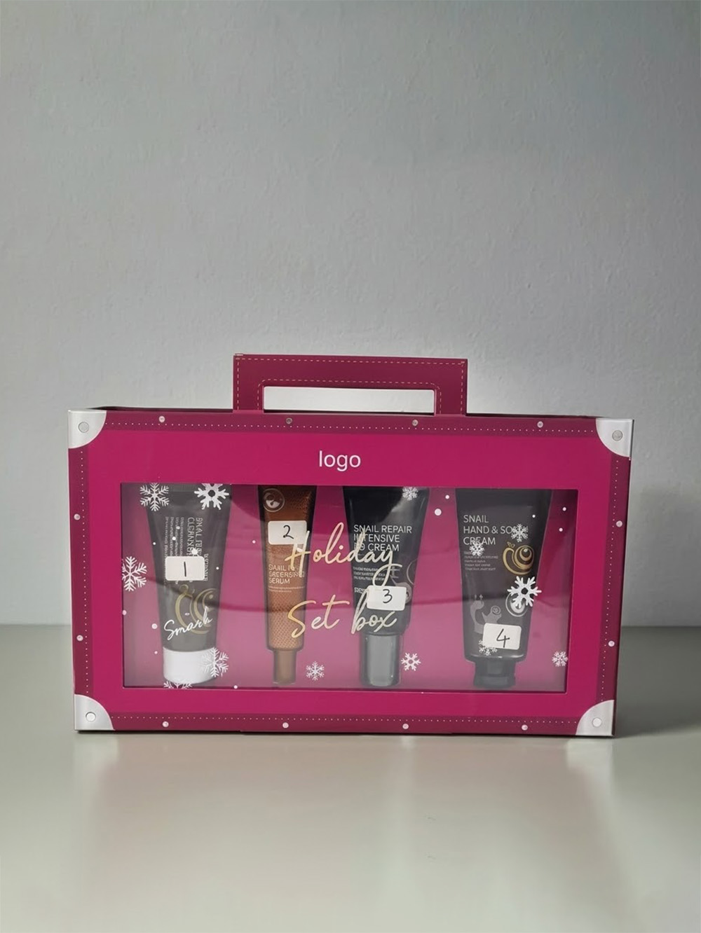 Premium window cosmetic packaging boxes