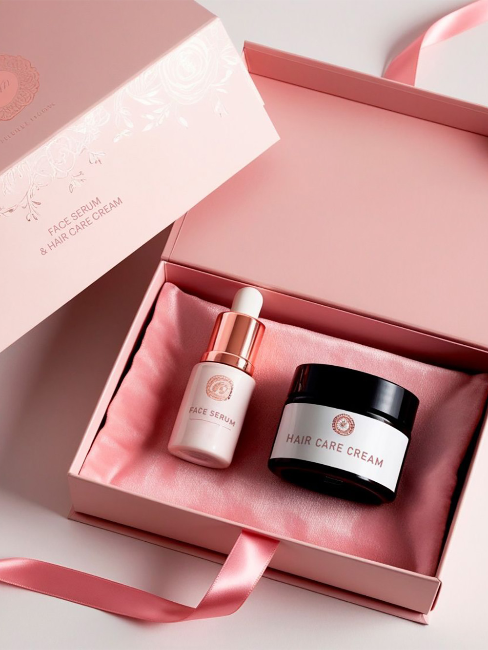 Custom printed cosmetic gift packaging box
