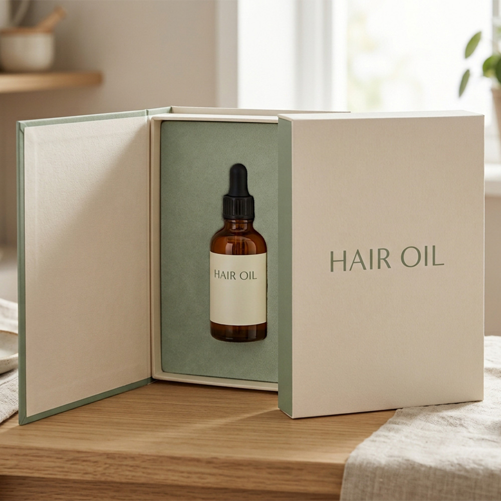 Premium Packaging for Retail and E-Commerce For Hair Oil Boxes USA