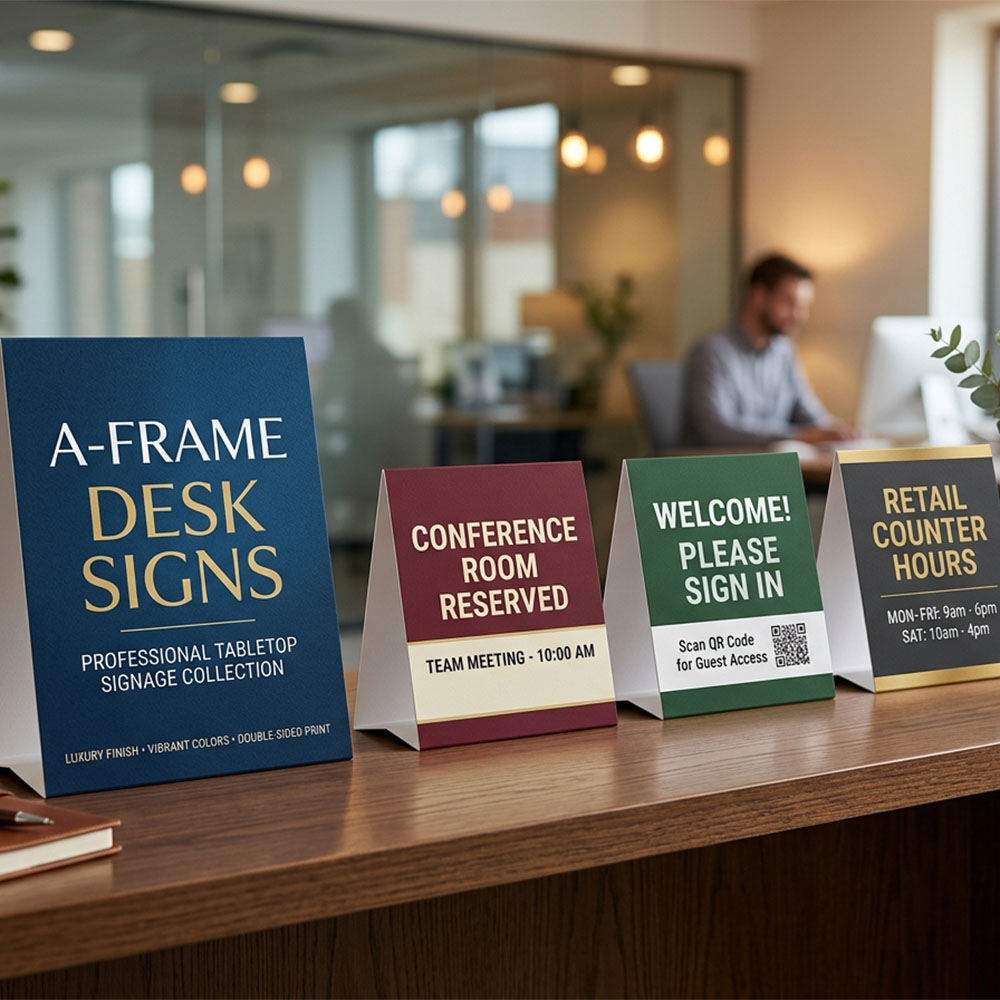 A Frame & Desk Signs