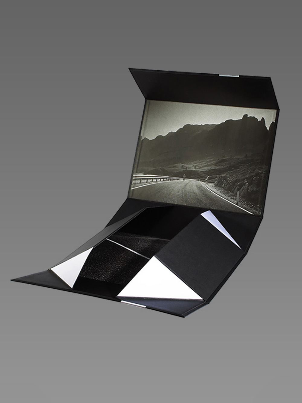 Custom rigid paper box with premium printed packaging design