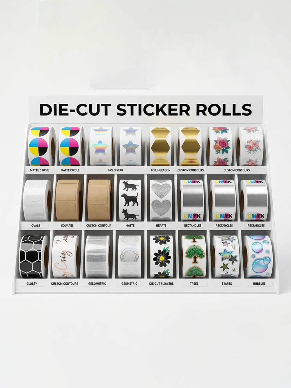 Die-Cut Sticker Rolls