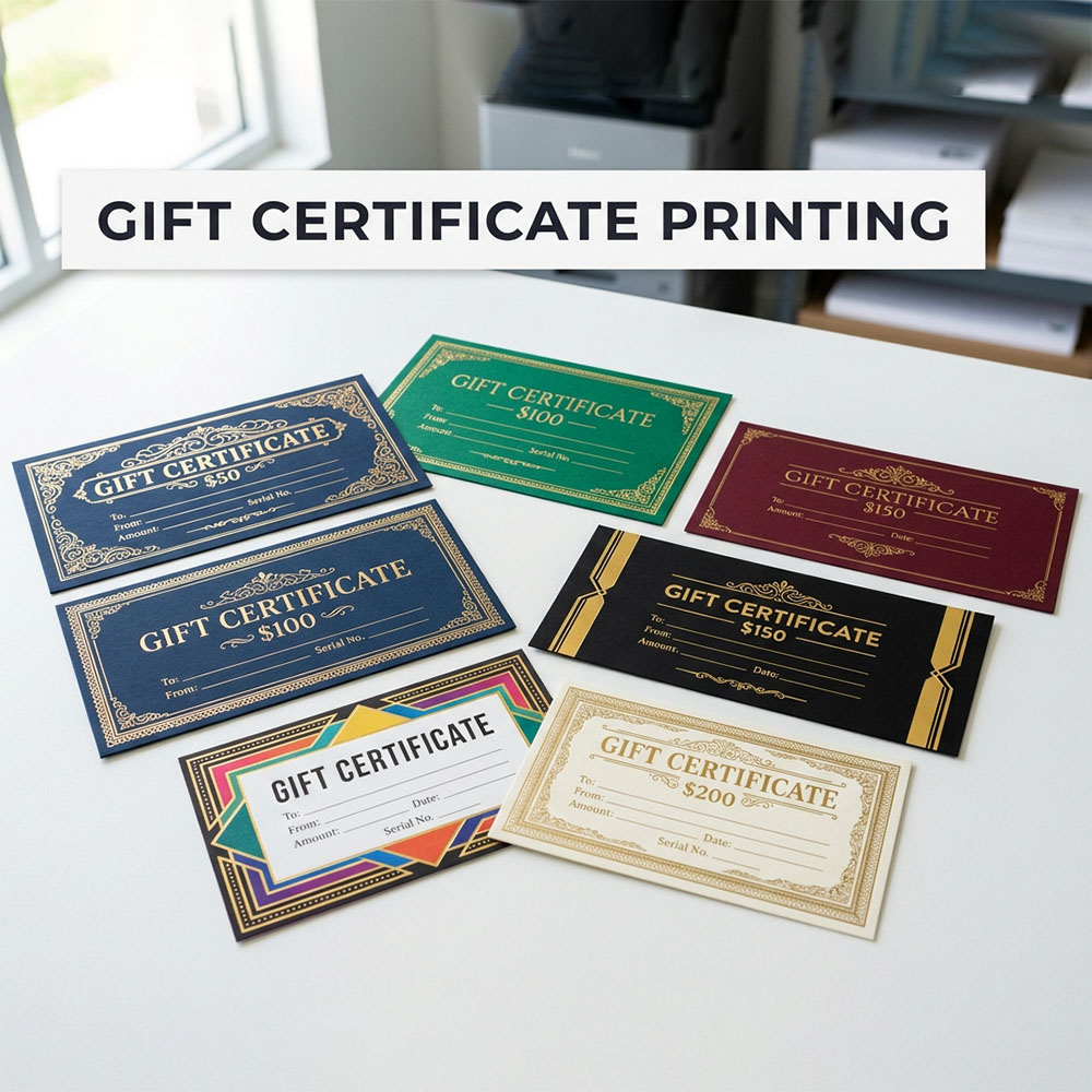 Gift Certificate Printing
