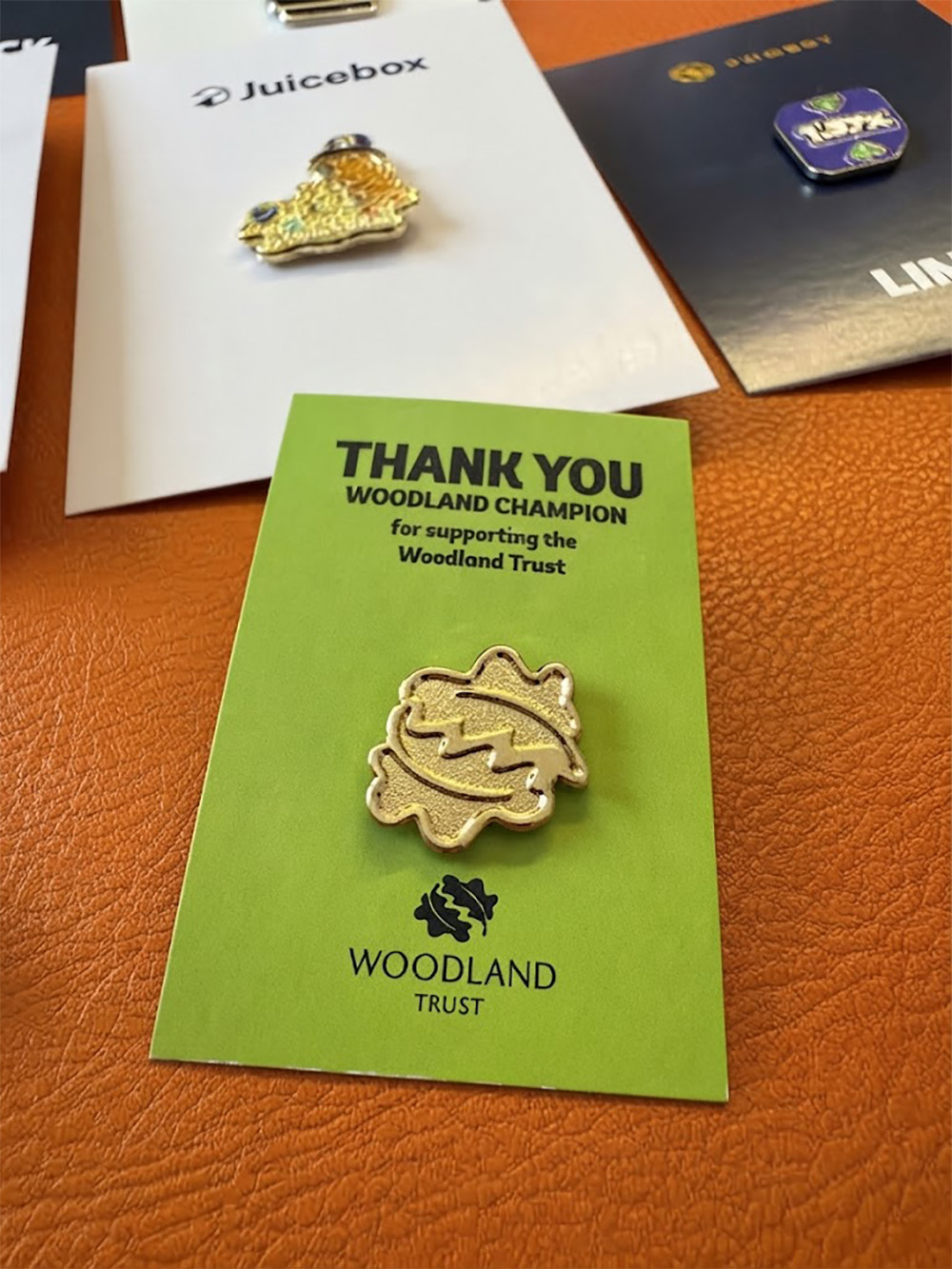 Custom enamel pin packaging