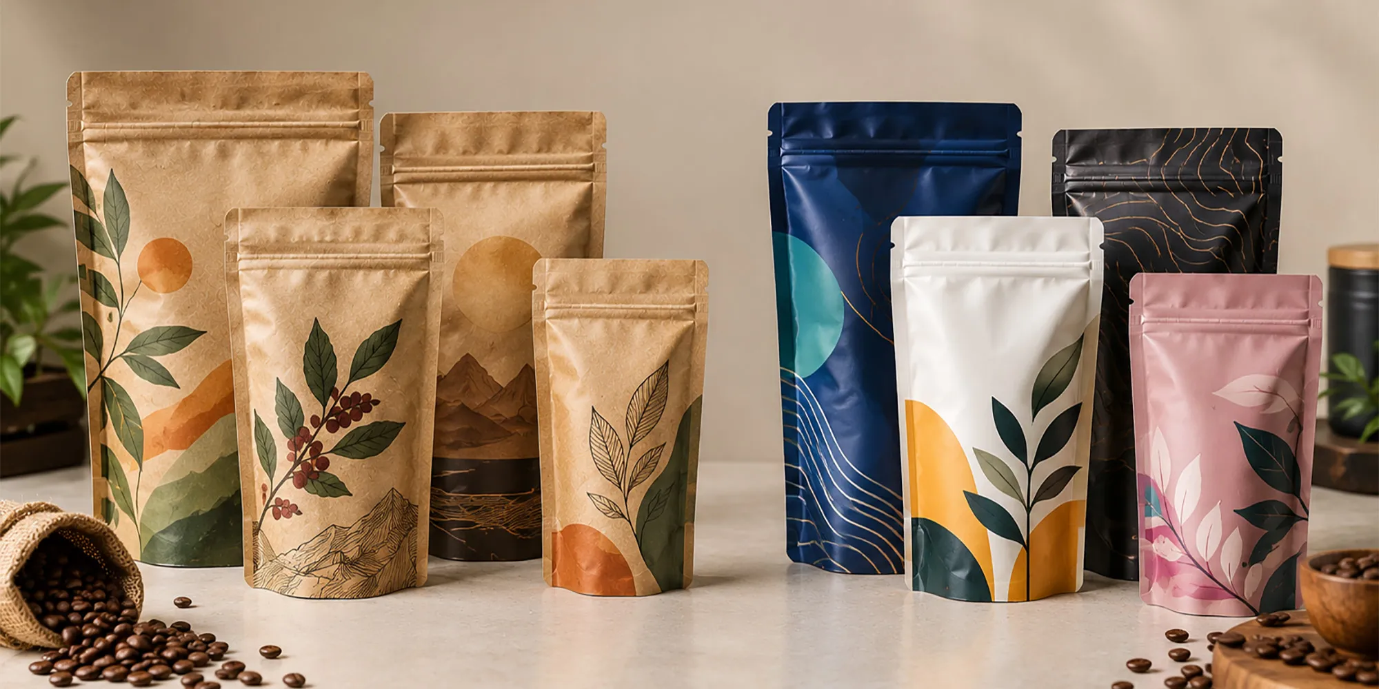 Compostable vs. Biodegradable Coffee Pouches