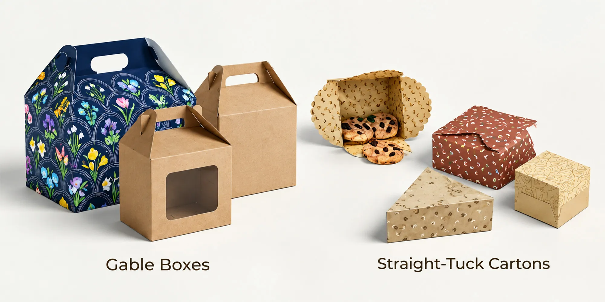 Gable Boxes vs. Straight-Tuck Cartons