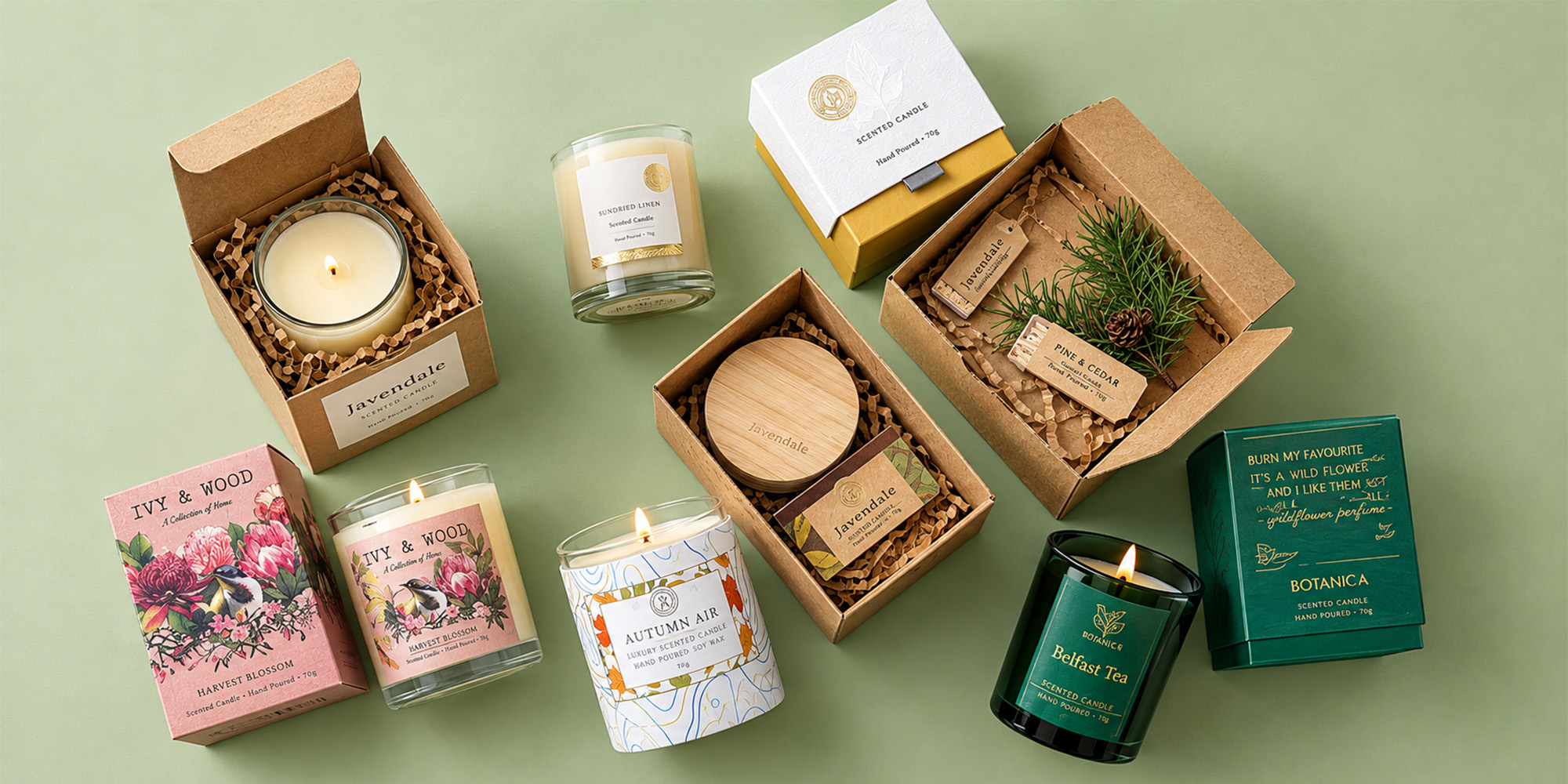 Candle packaging for small brands: complete 2026 guide